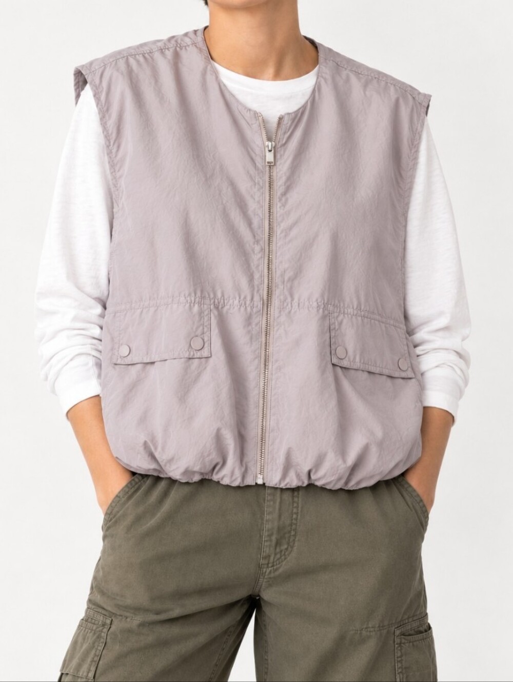 Baggy Windbreaker Vest L